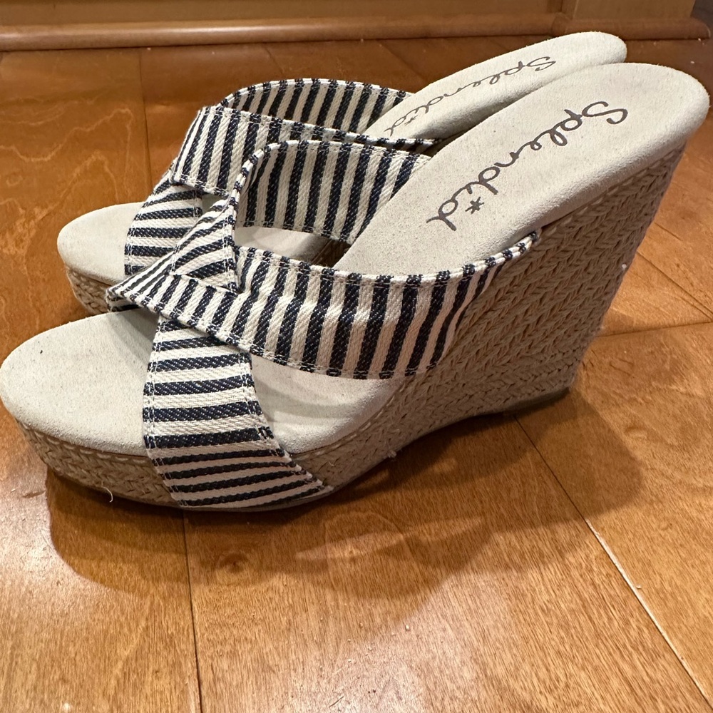 Splendid striped wedges 8